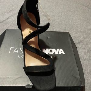 Brand New Black Strappy Heels!